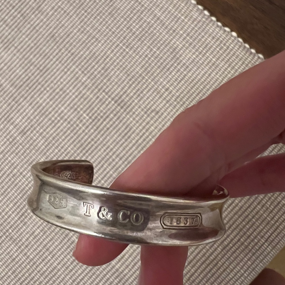 Vintage Tiffany & Co. 1837 Thick Cuff